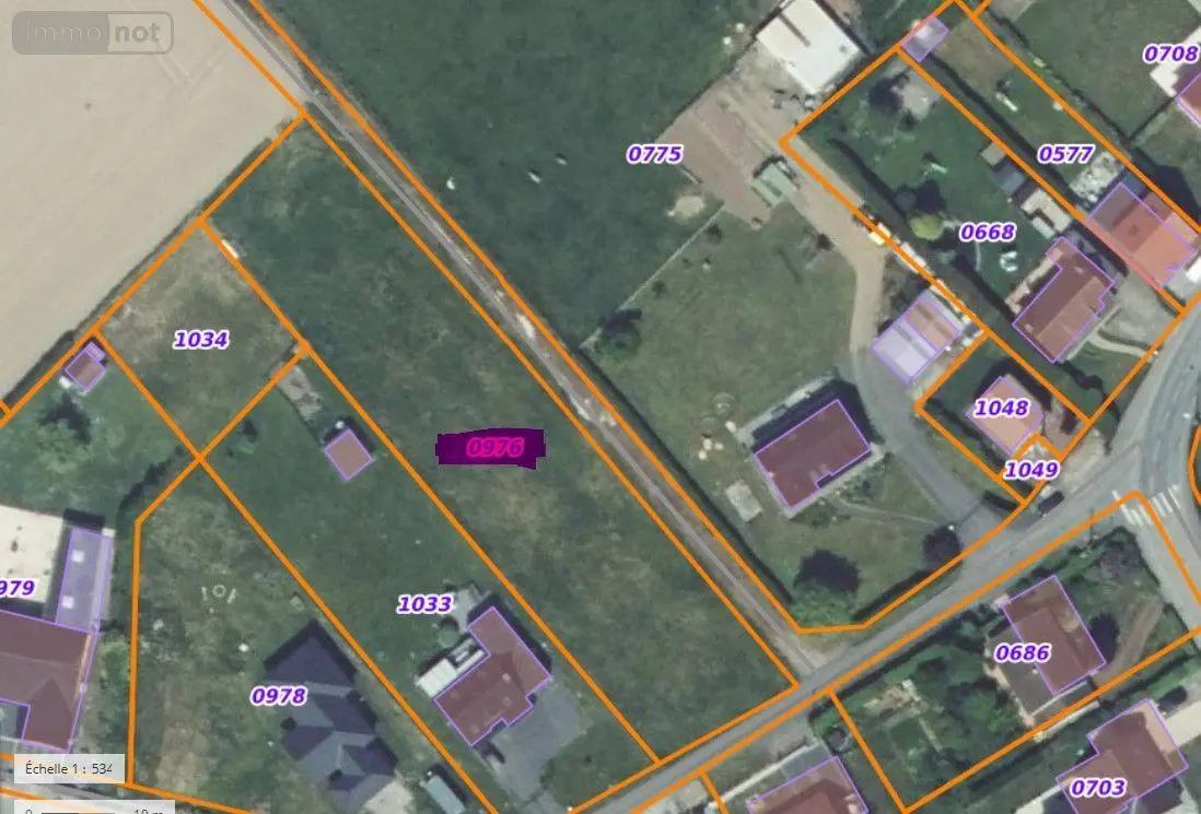 Terrain a batir a vendre Houtkerque 59470 Nord 59 1250 m2 129000 euros W4025 001