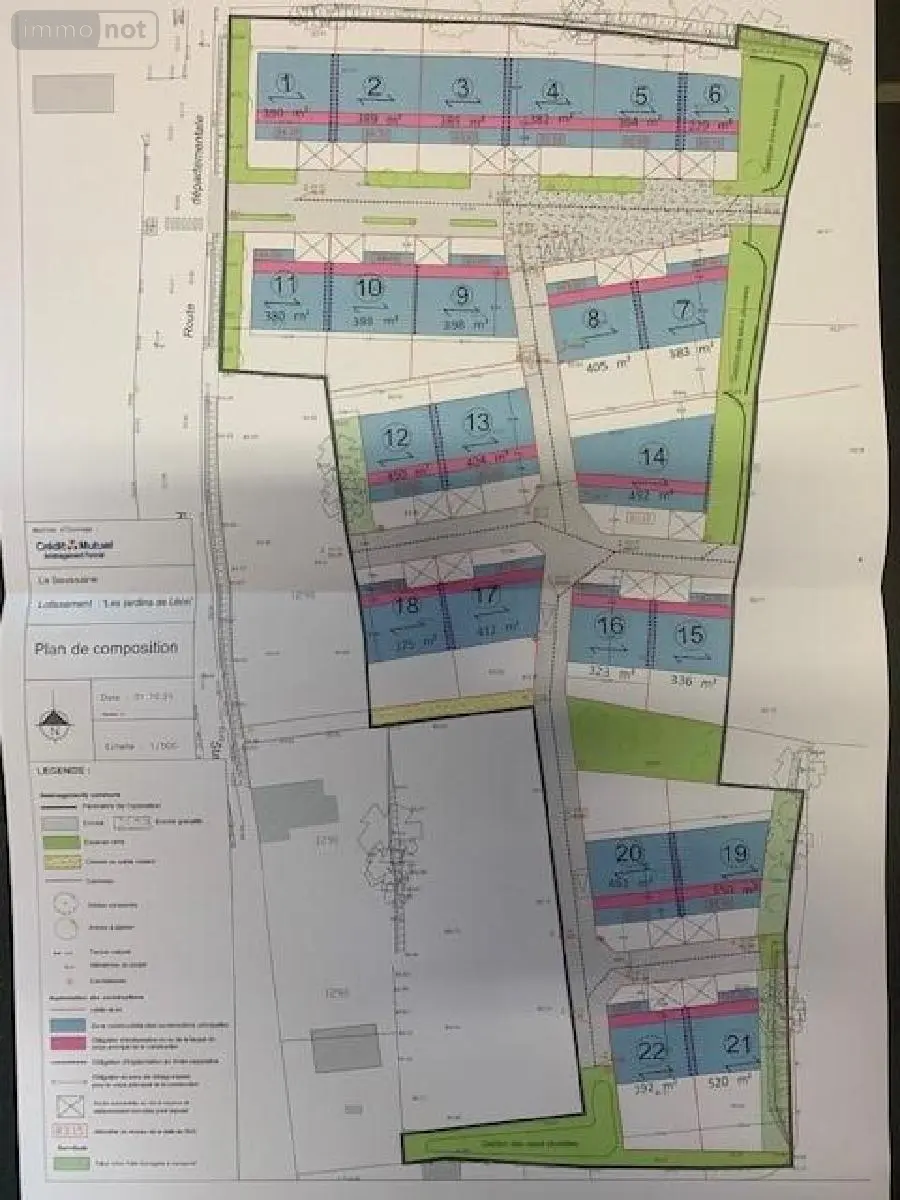 Terrain a batir a vendre La Baussaine 35190 Ille-et-Vilaine 35 463 m2 51000 euros 105/1845 001
