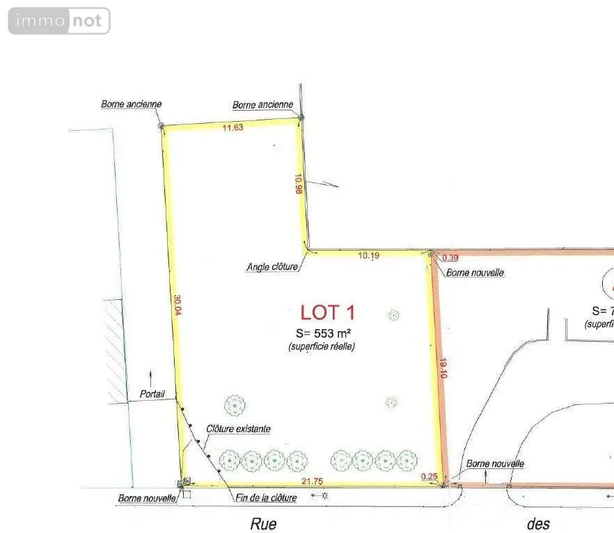Terrain a batir a vendre Saint-Denis-Lanneray 28200 Eure-et-Loir 28 553 m2 45000 euros RC/941 001