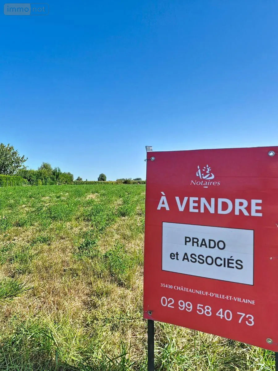 Terrain a batir a vendre Miniac-Morvan 35540 Ille-et-Vilaine 35 410 m2 69960 euros 089/3255 001