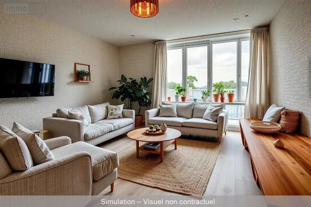Appartement a vendre Lannion 22300 Côtes-d'Armor 22 66 m2 3 pièces 111675 euros A19 001