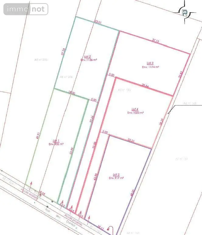 Terrain a batir a vendre Saint-Parres-lès-Vaudes 10260 Aube 10 917 m2 55000 euros 1036102/6033 001