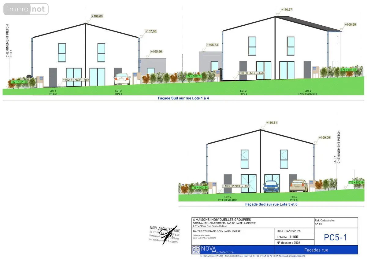 Maison a vendre Saint-Aubin-du-Cormier 35140 Ille-et-Vilaine 35 69 m2 3 pièces 267520 euros 137/4110 001