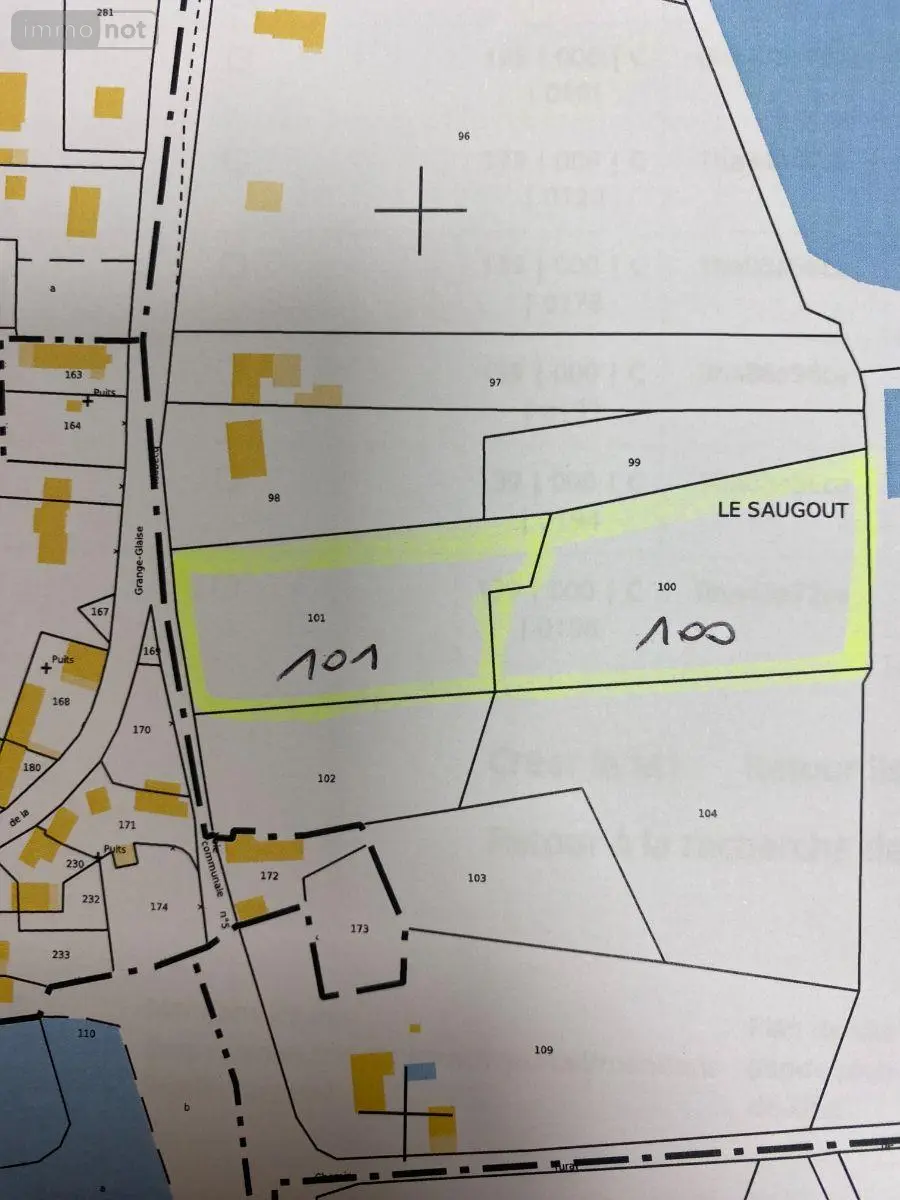 Terrain a batir a vendre Neuillay-les-Bois 36500 Indre 36 27700 euros 1051420 001