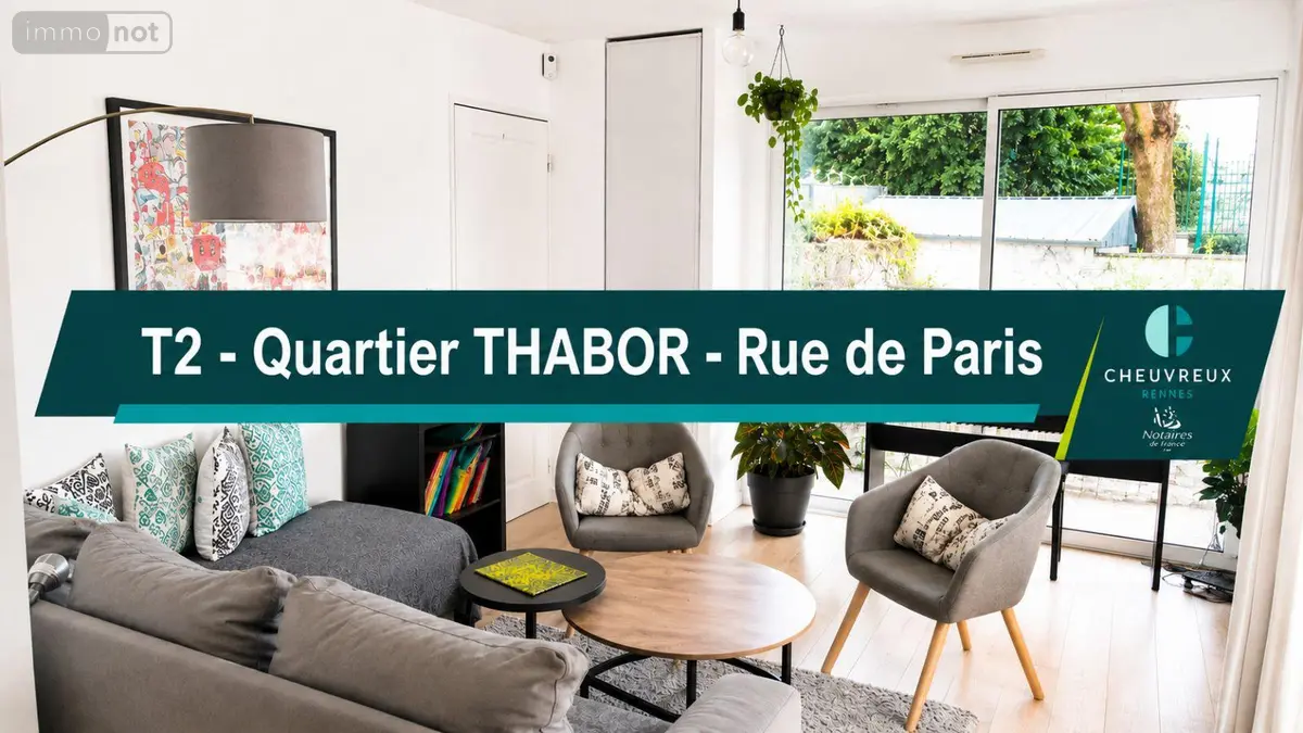 Appartement a vendre Rennes 35000 Ille-et-Vilaine 35 44 m2 2 pièces 199000 euros CHEUVREUX/71 001