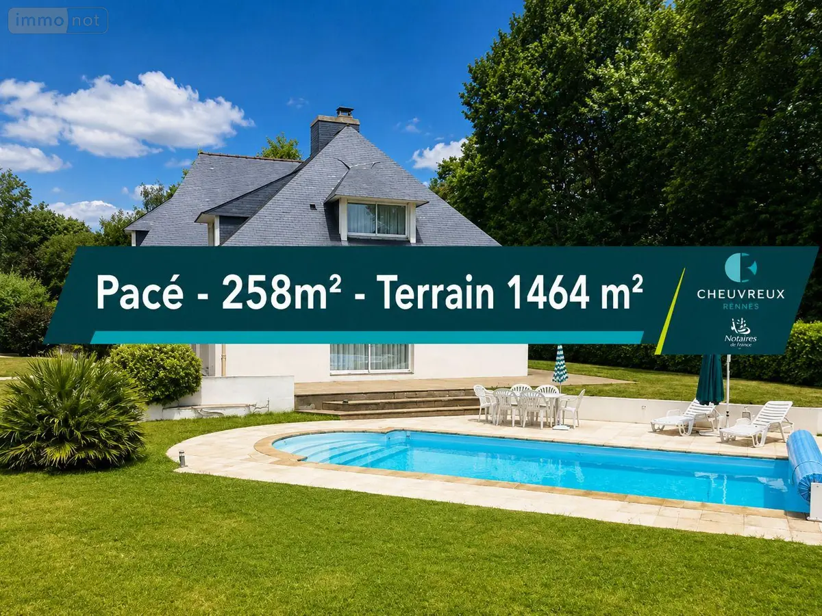 Maison a vendre Pacé 35740 Ille-et-Vilaine 35 258 m2 9 pièces 932720 euros CHEUVREUX P1-VI 001