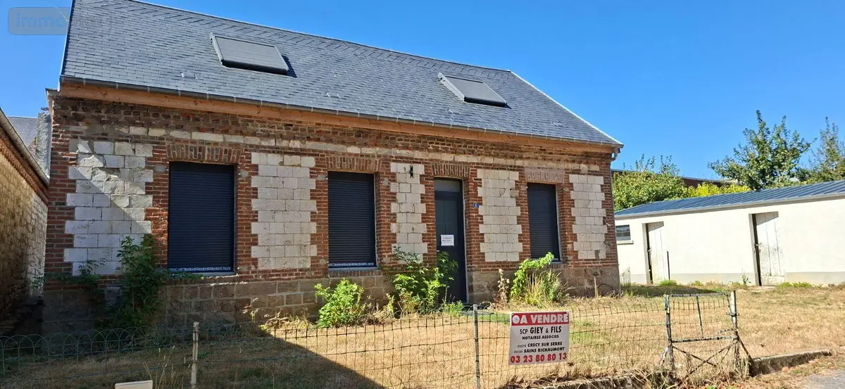 Maison a vendre Montigny-sur-Crécy 02270 Aisne 02 77 m2 5 pièces 157500 euros 02014/911 001