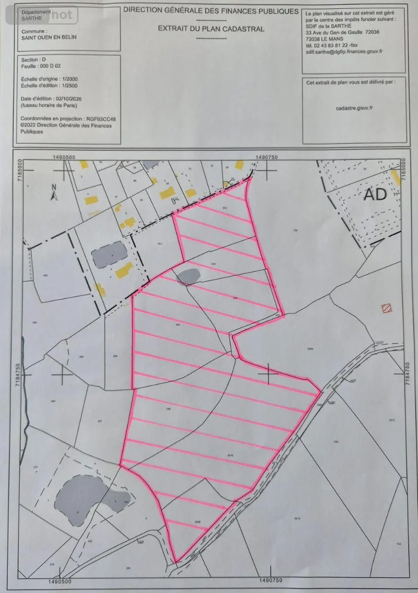Bien agricole a vendre Saint-Ouen-en-Belin 72220 Sarthe 72 31329 euros 13808/726 001