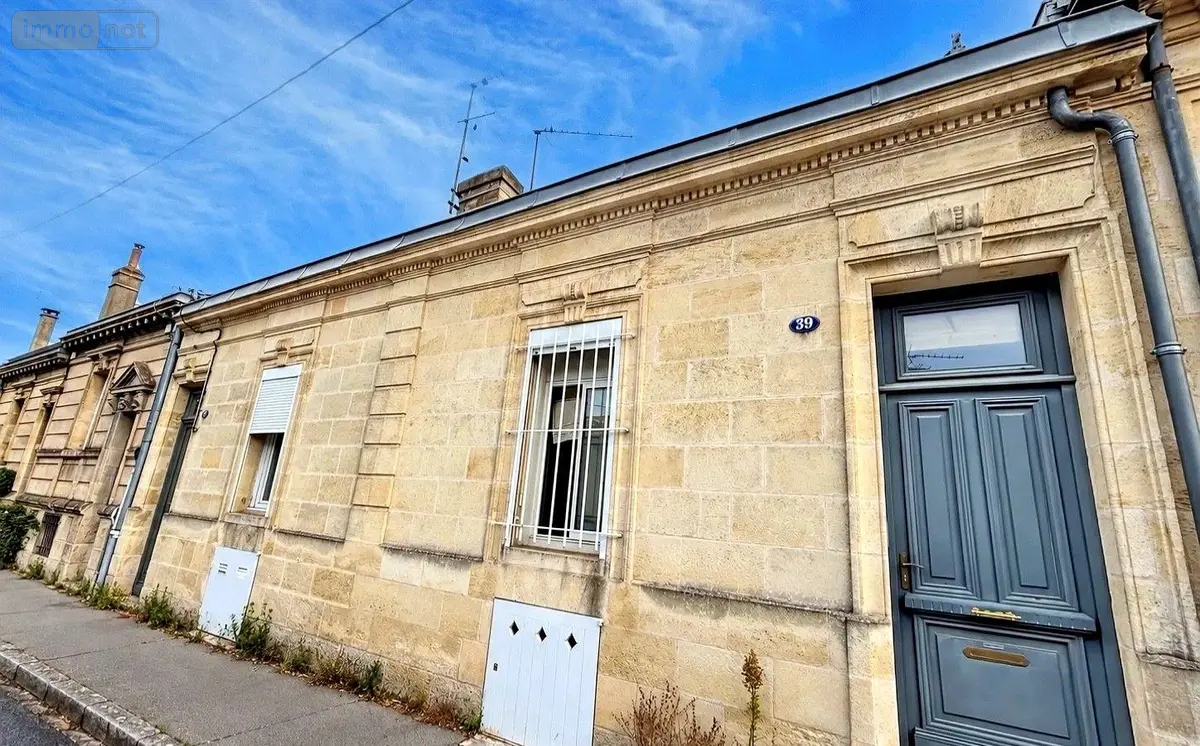 Maison a vendre Bordeaux 33000 Gironde 33 116 m2 3 pièces 346500 euros 013/372 001