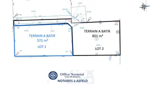 Terrain a batir a vendre Sault-Saint-Remy 08190 Ardennes 08 571 m2 35000 euros 021/1985 001