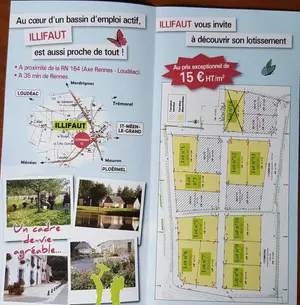 Terrain a batir a vendre Illifaut 22230 Côtes-d'Armor 22 973 m2 15 euros 121/830 001
