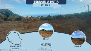 Terrain a batir a vendre L'Étang-Salé 97427 La Réunion 974 211000 euros 97410-1071987 001