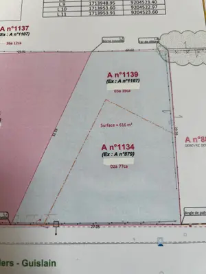 Terrain a batir a vendre Honnecourt-sur-Escaut 59266 Nord 59 19180 euros 59098-11738 001