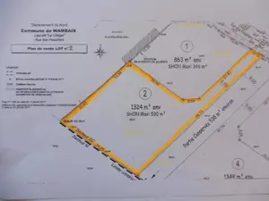 Terrain a batir a vendre Wambaix 59400 Nord 59 72800 euros 59098-10865 001