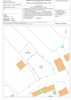Terrain a batir a vendre Saint-Georges-de-Pointindoux 85150 Vendée 85 63800 euros 85072-1159 001