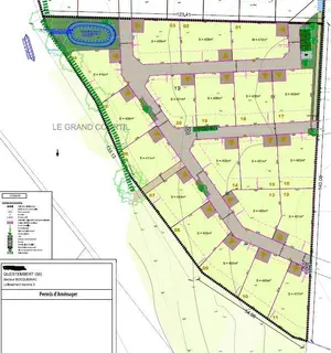Terrain a batir a vendre Questembert 56230 Morbihan 56 72064 euros 56013-786 001