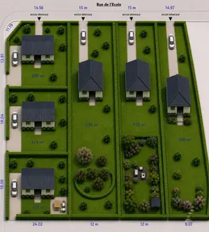 Terrain a batir a vendre Ergny 62650 Pas-de-Calais 62 4870 m2 20000 euros 62086/120 001
