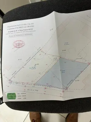 Terrain a batir a vendre Achiet-le-Grand 62121 Pas-de-Calais 62 47700 euros 1/738 001