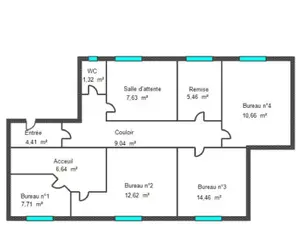 Appartement a vendre Fougères 35300 Ille-et-Vilaine 35 80 m2 4 pièces 124970 euros 036/790 001