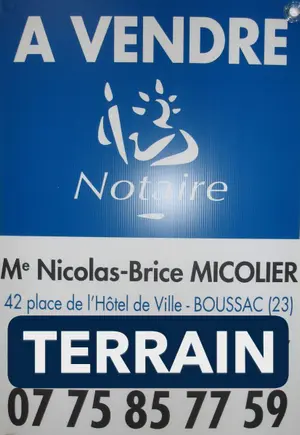 Terrain a batir a vendre Boussac 23600 Creuse 23 13200 euros 23010-113576 001