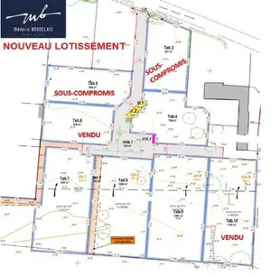 Terrain a batir a vendre Mouzeil 44850 Loire-Atlantique 44 626 m2 74880 euros NOT 57 LOTISSEMENT 001
