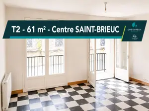 Appartement a vendre Saint-Brieuc 22000 Côtes-d'Armor 22 61 m2 2 pièces 126000 euros CHEUVREUX/83 001