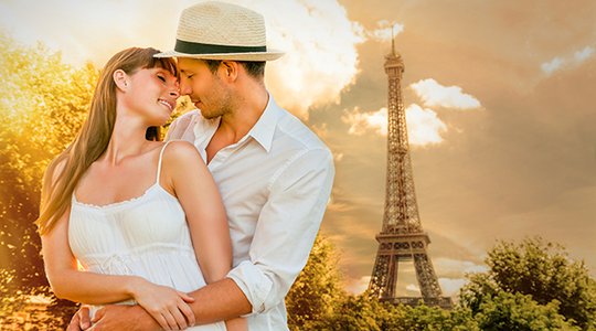 Paris et Biarritz, villes les plus romantiques !