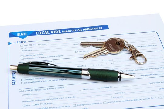 Location une notice pour les congés pour vente et pour reprise