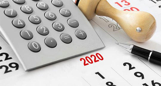 Impôts 2020 Le calendrier du contribuable