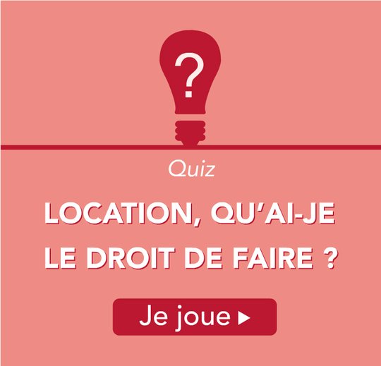 VRAI/FAUX LOCATION