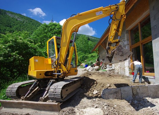 Louer une mini-pelle pour vos travaux