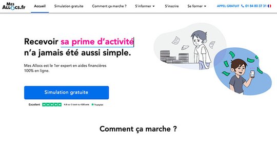 Mes Allocs Premier expert en aides financières 100 % en ligne