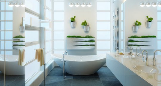 Une salle de bains tout en beauté