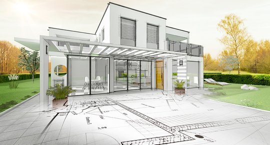 Étude géotechnique Maison bien ancrée dans le paysage