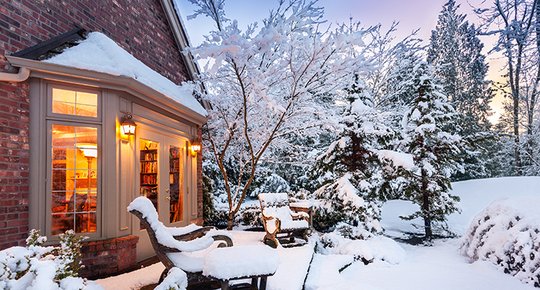 Visite immobilière 4 points cardinaux pour acheter en hiver