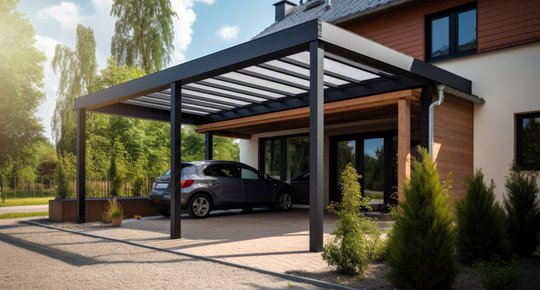 Carport et abri de jardin : ils font de l'ombre au garage