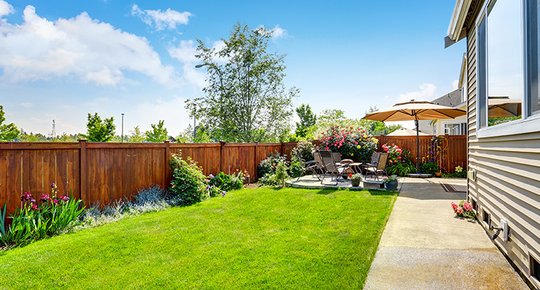 Les attraits d'une résidence dotée d'un jardin