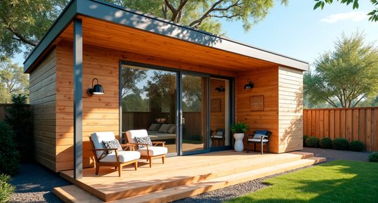 Gagnez de l'espace avec un studio modulaire dans votre jardin
