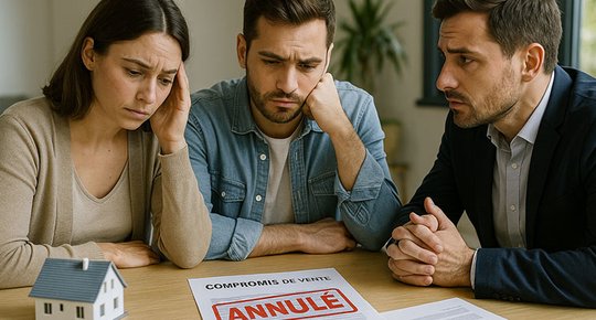 Annulation d'une vente immobilière : ce qu'il faut savoir après la signature du
compromis